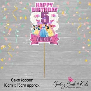 Disney Princess Cake Topper