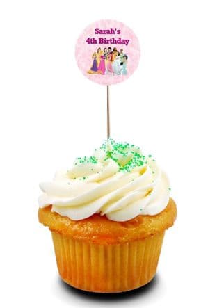 Disney Princess Cupcake Picks/Toppers