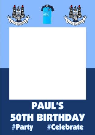 Dublin GAA Selfie Frame - any occasion
