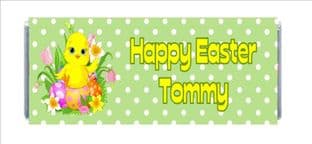 Easter Chocolate Candy Bar Wrapper Design 1
