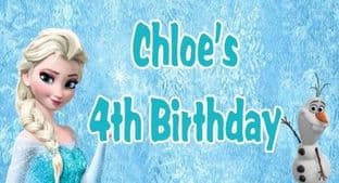 Elsa & Olaf Chocolate Candy Bar Wrapper