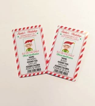 Family Elf ID Card