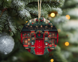 Family Pub Acrylic Christmas Ornament Decoration