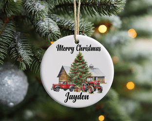 Farm Christmas Ornament Decoration