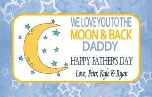 Father's Day Chocolate Bar Wrapper Design 3