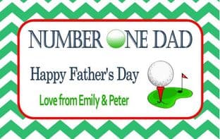 Father's Day Chocolate Bar Wrapper Design 5