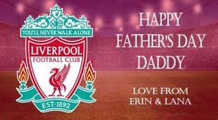 Father's Day Chocolate Bar Wrapper Liverpool