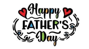 Father's Day Sticker Design Rectangle 6