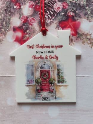 First Christmas in new Home Ornament Decoration Design 3