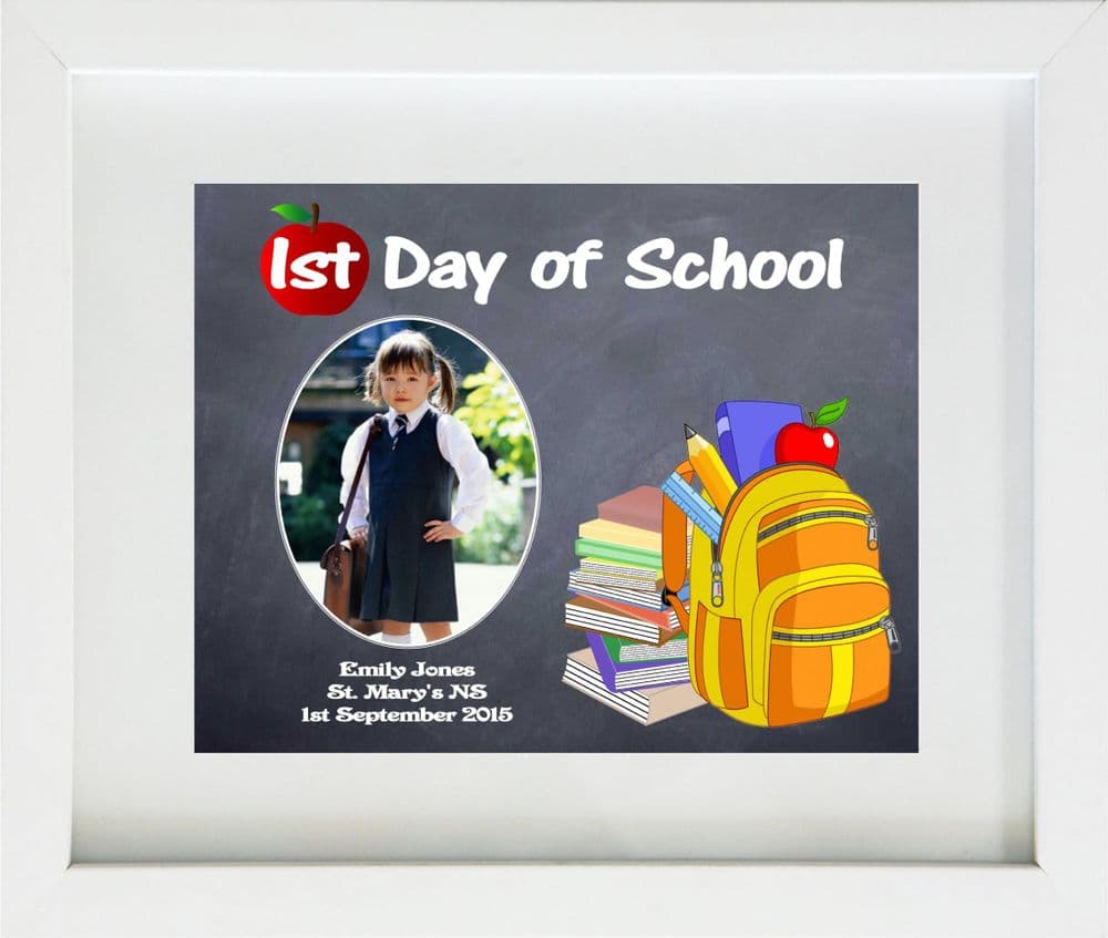 First Day at School Print Design 3