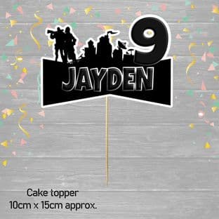 Fortnite Cake Topper Design 1