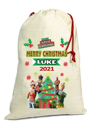 Fortnite Christmas Santa Gift Sack