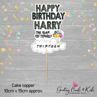 Friends Inspired Cake Topper