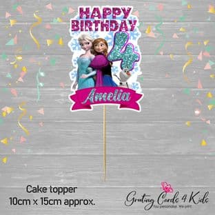Frozen Cake Topper