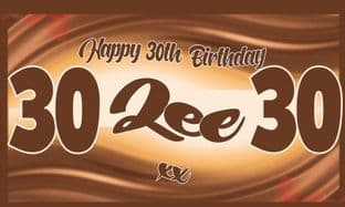 Galaxy Bar Birthday Age Number Bar Wrapper