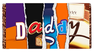 Galaxy Daddy Bar Wrapper