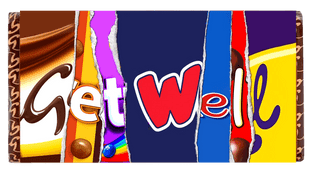 Galaxy Get Well Bar Wrapper