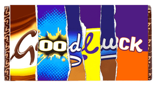 Galaxy Good Luck Bar Wrapper