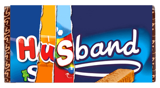 Galaxy Husband Bar Wrapper