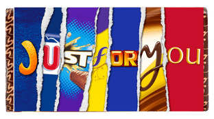 Galaxy Just For You Bar Wrapper