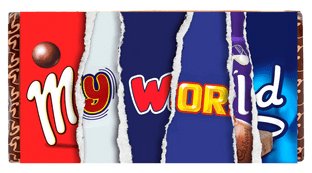 Galaxy My World Bar Wrapper