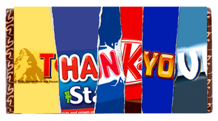 Galaxy Thank You Bar Wrapper 2
