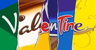 Galaxy Valentine Bar Wrapper