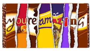 Galaxy You're Amazing Bar Wrapper