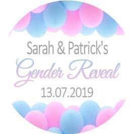 Gender Reveal Sticker Design 2
