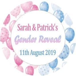 Gender Reveal Sticker Design 5