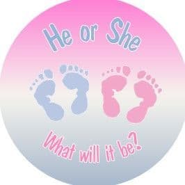 Gender Reveal Sticker Design 7