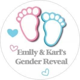 Gender Reveal Sticker Design 8