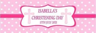 Girl Christening Chocolate Candy Bar Wrapper Design 1