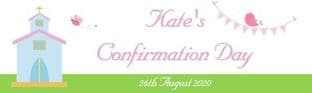 Girl Confirmation Bar Wrapper Church Design