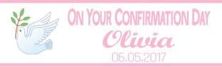 Girl Confirmation Bar Wrapper Design 4