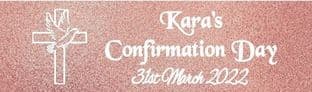 Girl Confirmation Bar Wrapper Design 5