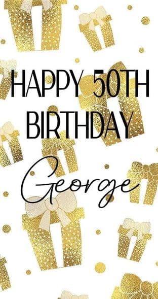 Gold Gifts Birthday Galaxy Bar Wrapper