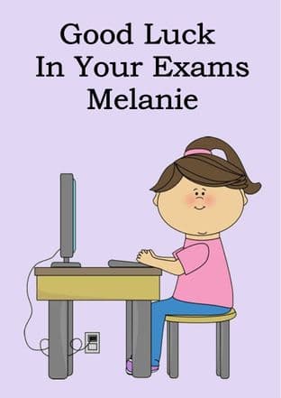 Good Luck Exams Card Design 5