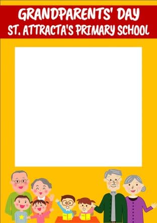 Grandparents' Day Selfie Frame