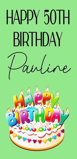 Green Cake Birthday Galaxy Bar Wrapper