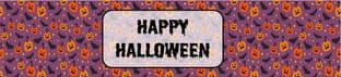 Halloween Background Bottle Wrapper 3
