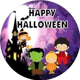 Halloween Characters Cupcake Toppers