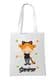 Halloween Girl Cat Trick or Treat Tote Bag
