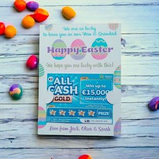Happy Easter €2 Scratch Card Holder