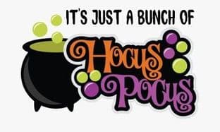 Hocus Pocus Halloween Sticker Rectangle