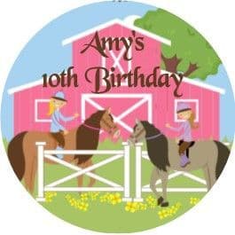 Horse Riding Stickers