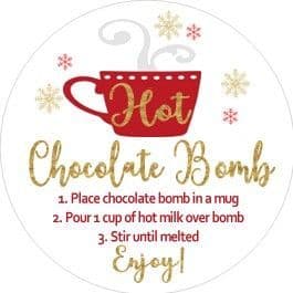 Hot Chocolate Bomb Sticker