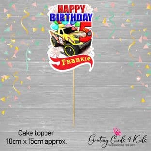 Hot Wheels Cake Topper