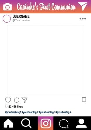 Instagram Selfie Frame - any occasion