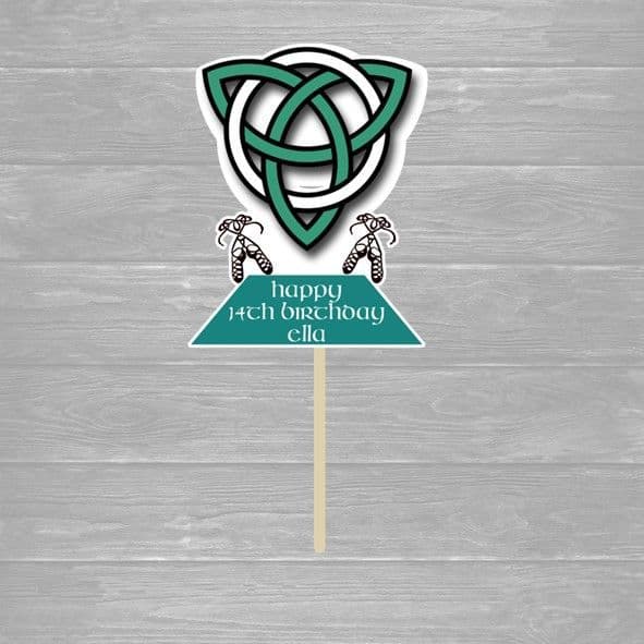 Irish Window Topper Irish Dancing Cake Topper